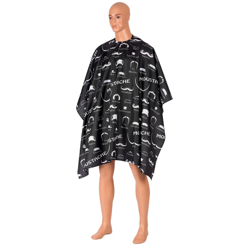 Kirpėjo apsiaustas COMAIR Barber Cape MOUSTACHE (7001228)