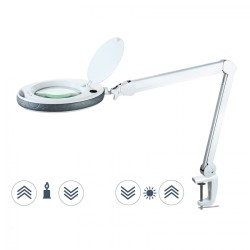 LED lempa su lupa, su šalta/šilta šviesa