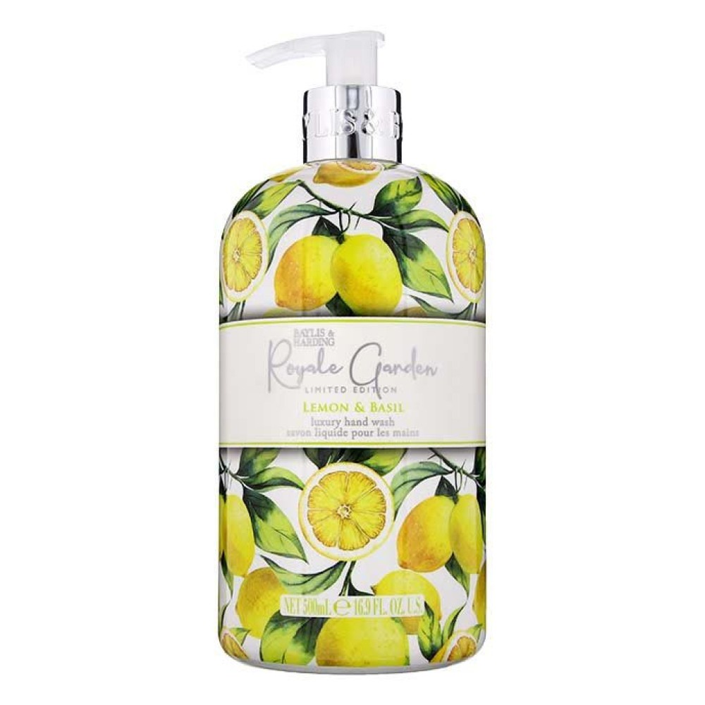 Baylis&Harding Royale Garden Citrina ir bazilikas – skystas muilas, 500 ml (RGHWLB)