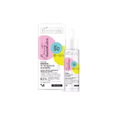 Bielenda BEAUTY MOLECULES Apsauginis itin lengvas serumas lašeliais SPF 50, 50 ml