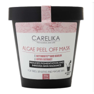 CARELIKA Algea Peel Off Mask Actiwhite and Lotus Extract – nuskinama šviesinanti kaukė su baltaisiais moliais, 30 g