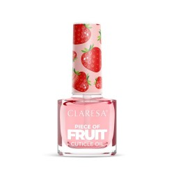 CLARESA Cuticle oil STRAWBERRY - nagų odelių aliejus su braškių kvapu, 5 ml