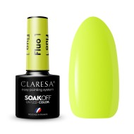 CLARESA Fluo 1 – gelinis nagų lakas, 5 ml