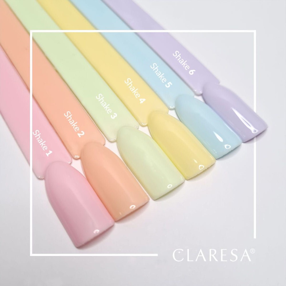 CLARESA Shake 6 – gelinis nagų lakas, 5 ml (143411)