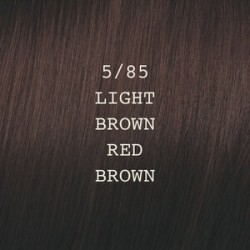 ELGON Moda&Styling Hair Colour – kreminė plaukų spalva, 5/85 – šviesiai ruda raudonai ruda