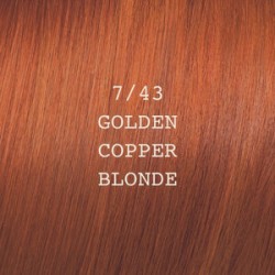 ELGON Moda&Styling Hair Colour - kreminiai plaukų dažai, 7/43 – Auksinis varinis blondas
