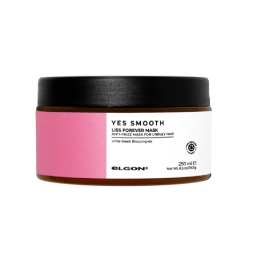 ELGON Yes Smooth Liss Forever Mask – plaukų išlyginanti kaukė, 250 ml (yes-smooth-mask)