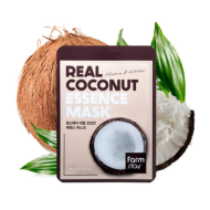 FarmStay Real Coconut Essence Mask – Drėkinanti audinio veido kaukė prieš senėjimą