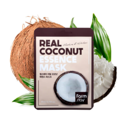 FarmStay Real Coconut Essence Mask – Drėkinanti audinio veido kaukė prieš senėjimą