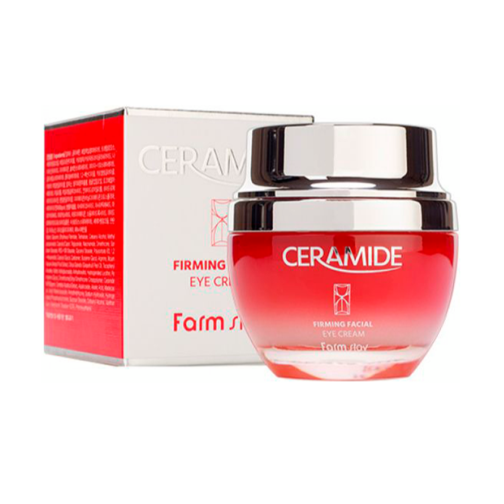 FarmStay Ceramide Firming Facial Eye Cream – Labai koncentruotas akių kremas, 50 ml (772696)