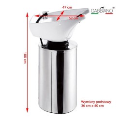 GABBIANO Q-2460 kirpėjo praustuvas