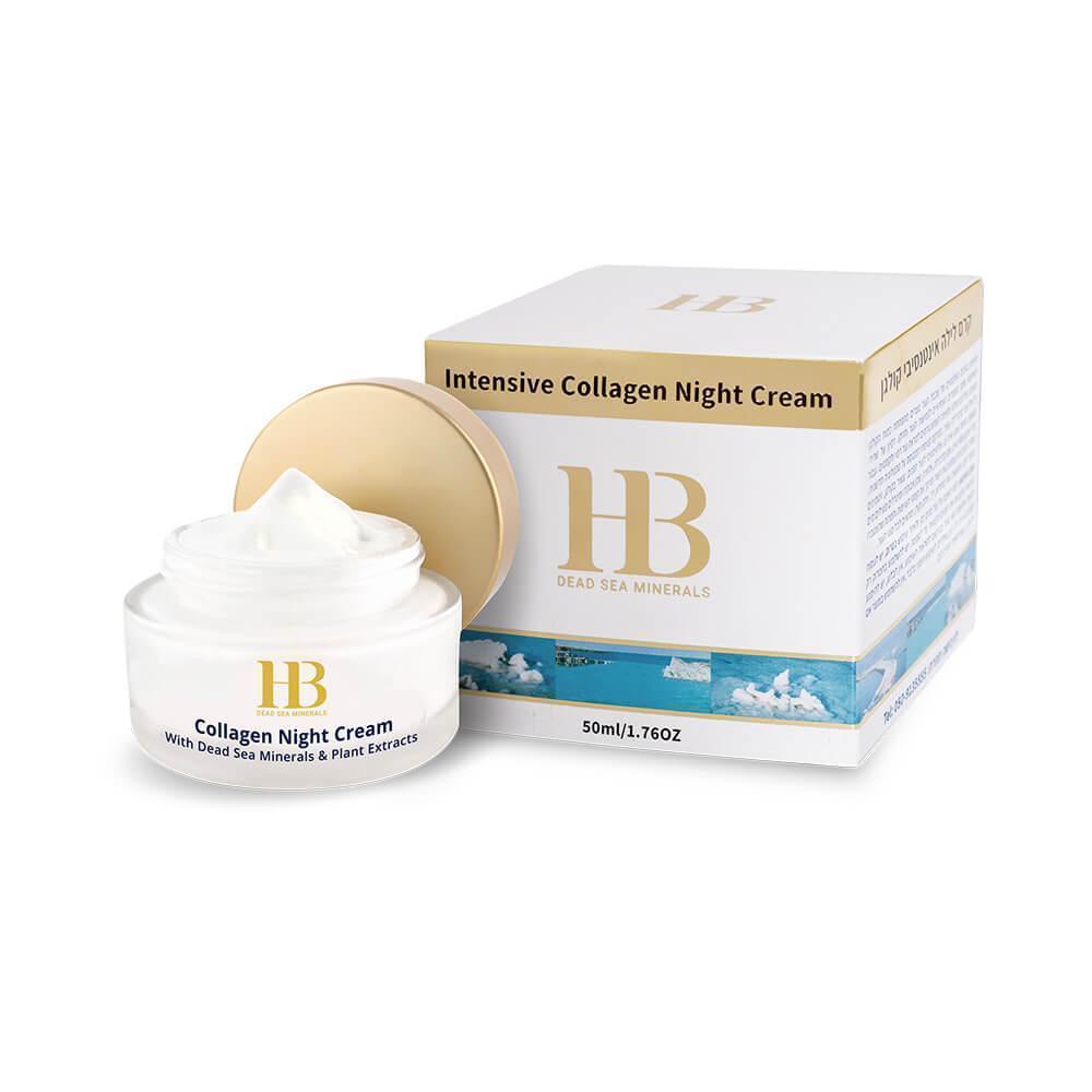 HEALTH&BEAUTY Intensive Collagen Night Cream - intensyvus kolageno naktinis veido kremas (H&B00123)