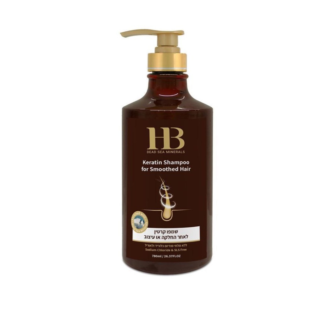 HEALTH&BEAUTY Keratino šampūnas išlygintiems, karščio pažeistiems plaukams, 780 ml (H&B101127B)