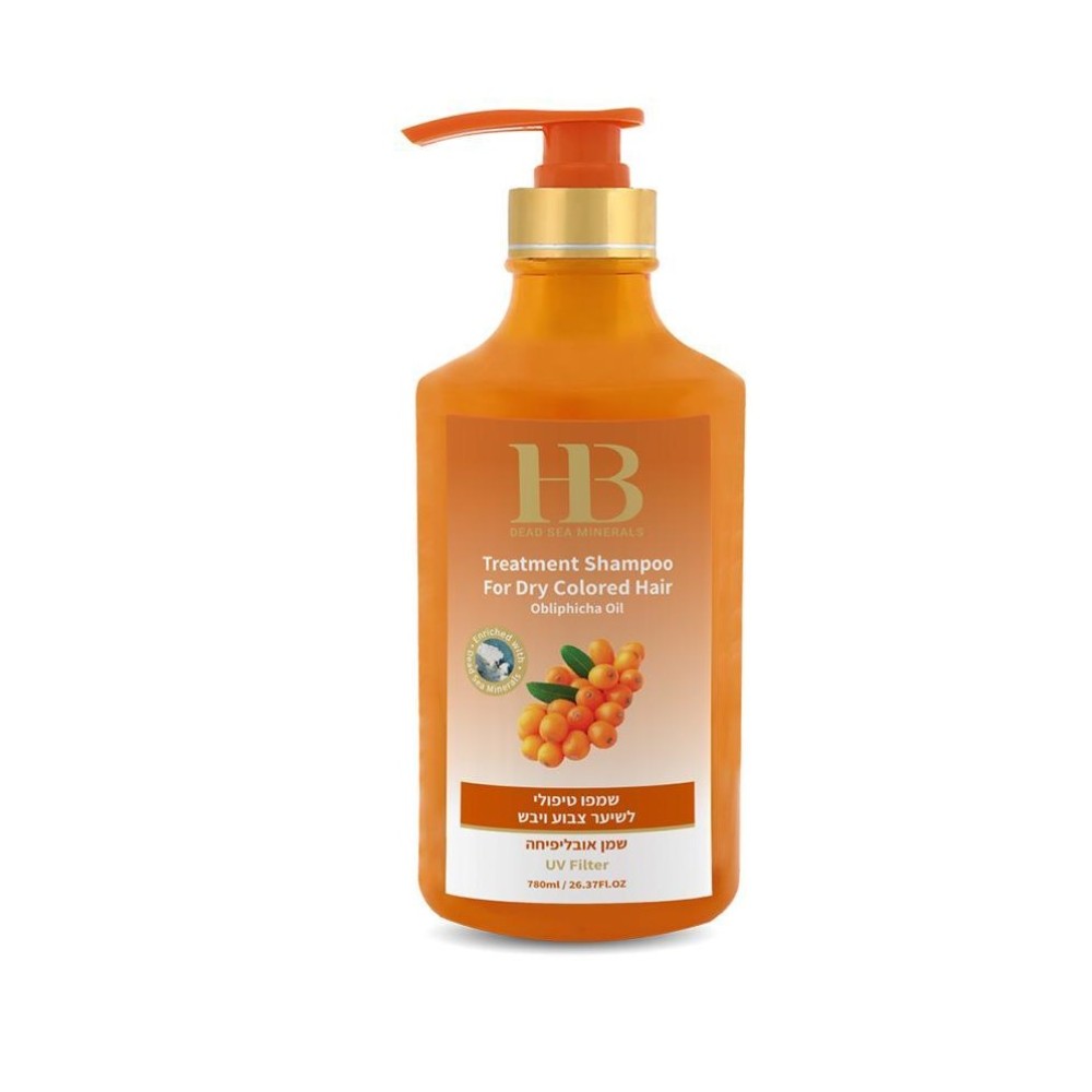 HEALTH&BEAUTY Apsauginis šampūnas dažytiems plaukams su šaltalankio aliejumi, 780 ml (H&B00066)