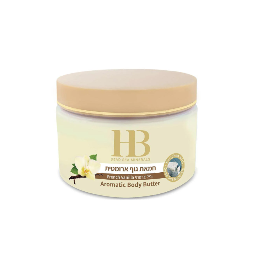 H&B Aromatic Body Butter – Kūno sviestas su prancūziškos vanilės aromatu, 350 ml (hb-but-vanilla)