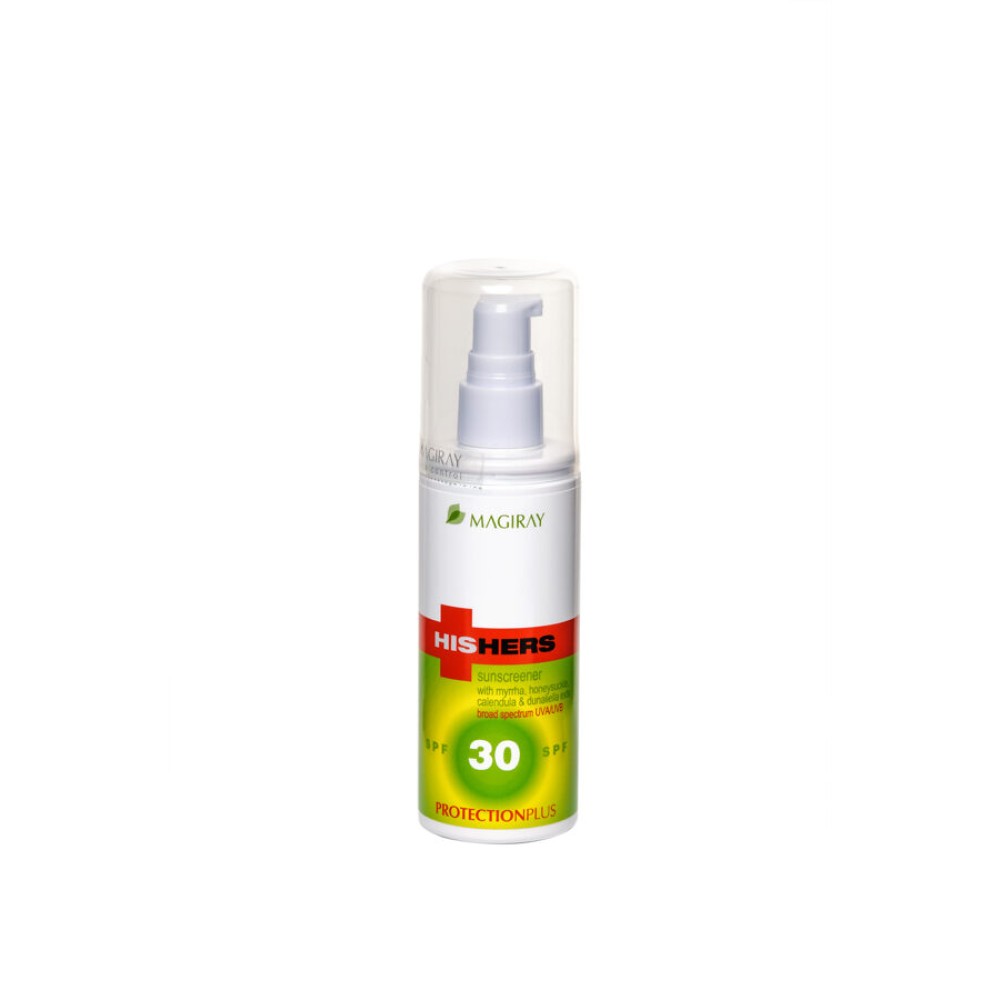 MAGIRAY HisHers PROTECTION PLUS SPF 30+ – emulsija veidui ir kūnui su SPF 30+ (725397)