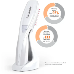 HairMax ACTONIS™ 18 dvigubos veiklos lazerinės šukos