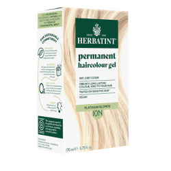 HERBATINT ilgalaikiai natūralūs augaliniai geliniai plaukų dažai – 10N (platininis blondas)