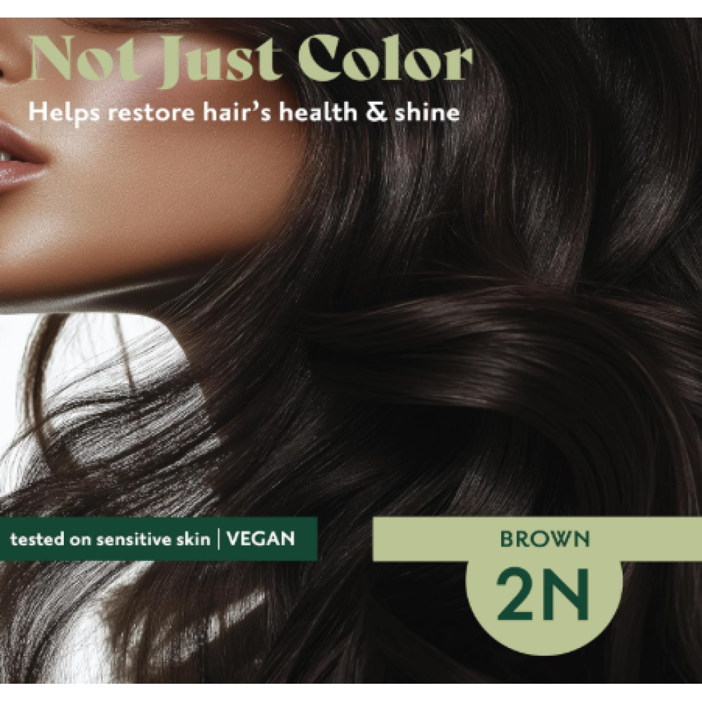 HERBATINT ilgalaikė, natūrali augalinė gelinė plaukų spalva - 2N (Ruda)