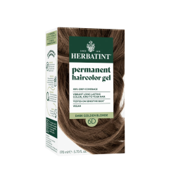 HERBATINT ilgalaikė natūrali augalinė gelinė plaukų spalva – 6D (tamsiai šviesiaplaukė auksinė)