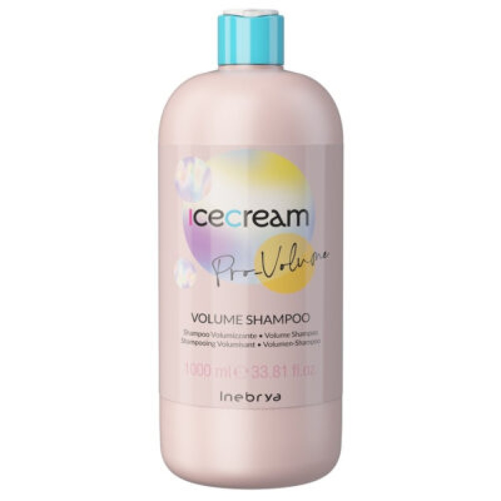 Inebrya Ice Cream Pro-Volume Shampoo - Apimtį didinantis šampūnas, 1000 ml