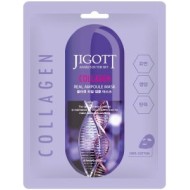 Jigott Collagen Real Ampoule Mask – audinio veido kaukė, 27 ml