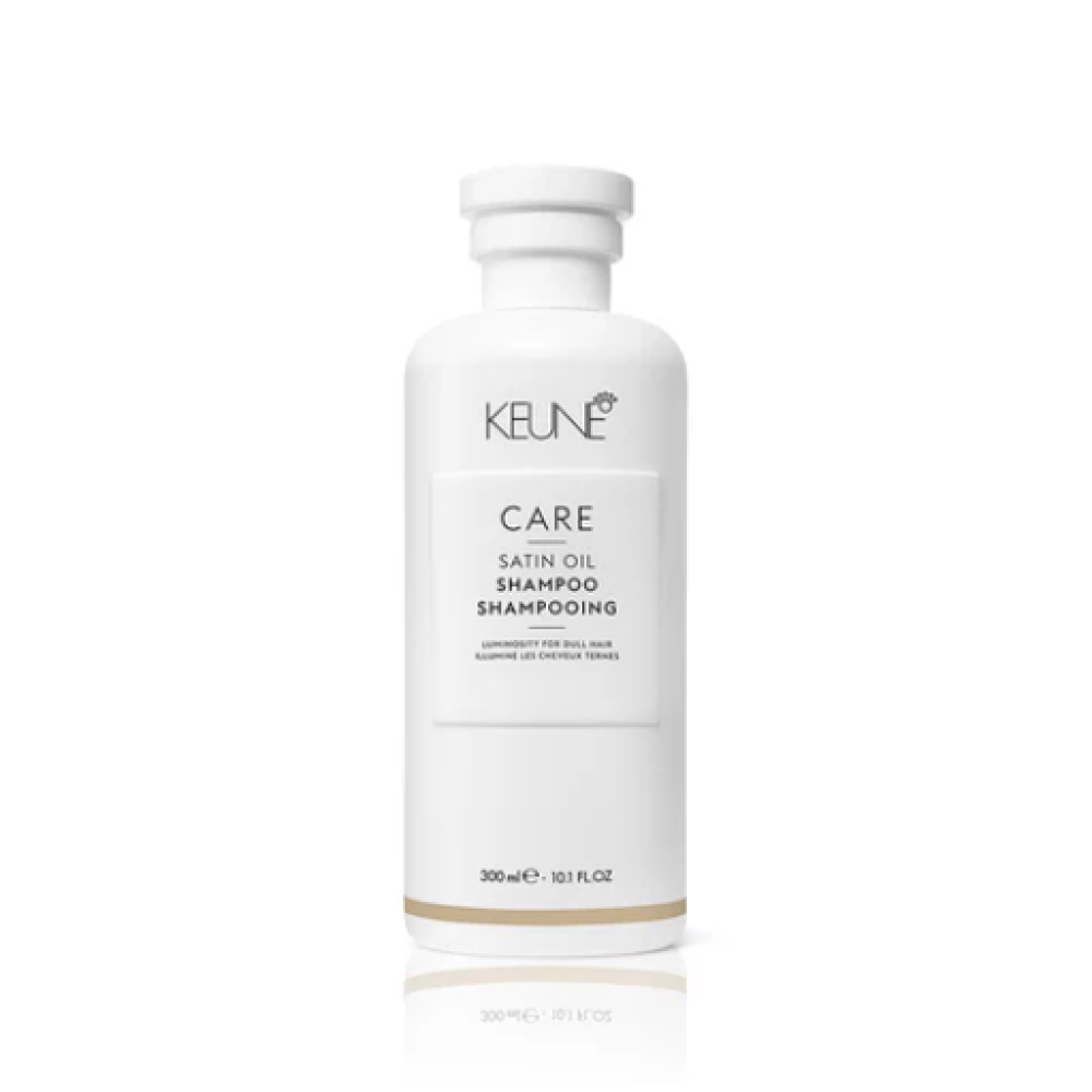 KEUNE Care Satin Oil Shampoo – šampūnas šilkiniams ir blizgiems plaukams, 300 ml