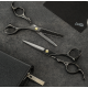 Lameo STAGE PRO SET OFFSET BLACK - Profesionalių kirpimo žirklių rinkinys su dėklu (370.938)