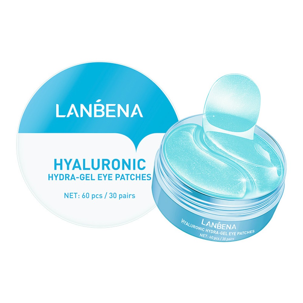 Lanbena Hyaluronic Hydra-gel Eye Patches – hidrogelio akių pleistrai (LAN-HYA)