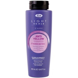 Lisap Milano Anti-yellow Light Scale Shampoo – šampūnas šviesiems, balintiems ar natūraliai žiliems plaukams, 250 ml