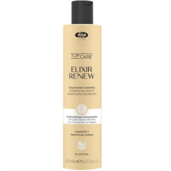 Lisap Milano Top Care ELIXIR Renew Shampoo – atstatomasis šampūnas chemiškai apdorotiems ir pažeistiems plaukams, 250 ml