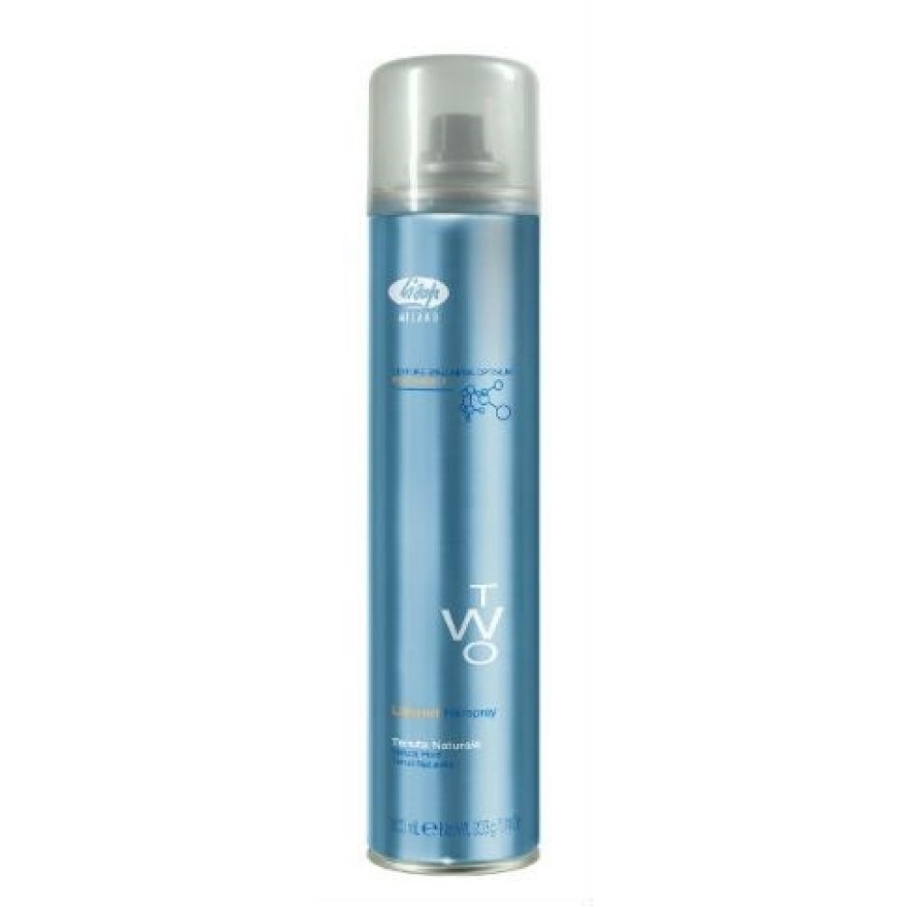 Lisap Milano Lisynet TWO Natural – profesionalus skystasis lakas natūraliai fiksacijai, apimčiai ir apdailai, 300 ml (404730)
