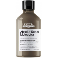 L'Oreal Professionnel Serie Expert Absolut Repair Molecular Shampoo – molekulinis šampūnas giliam plaukų atstatymui, 300 ml