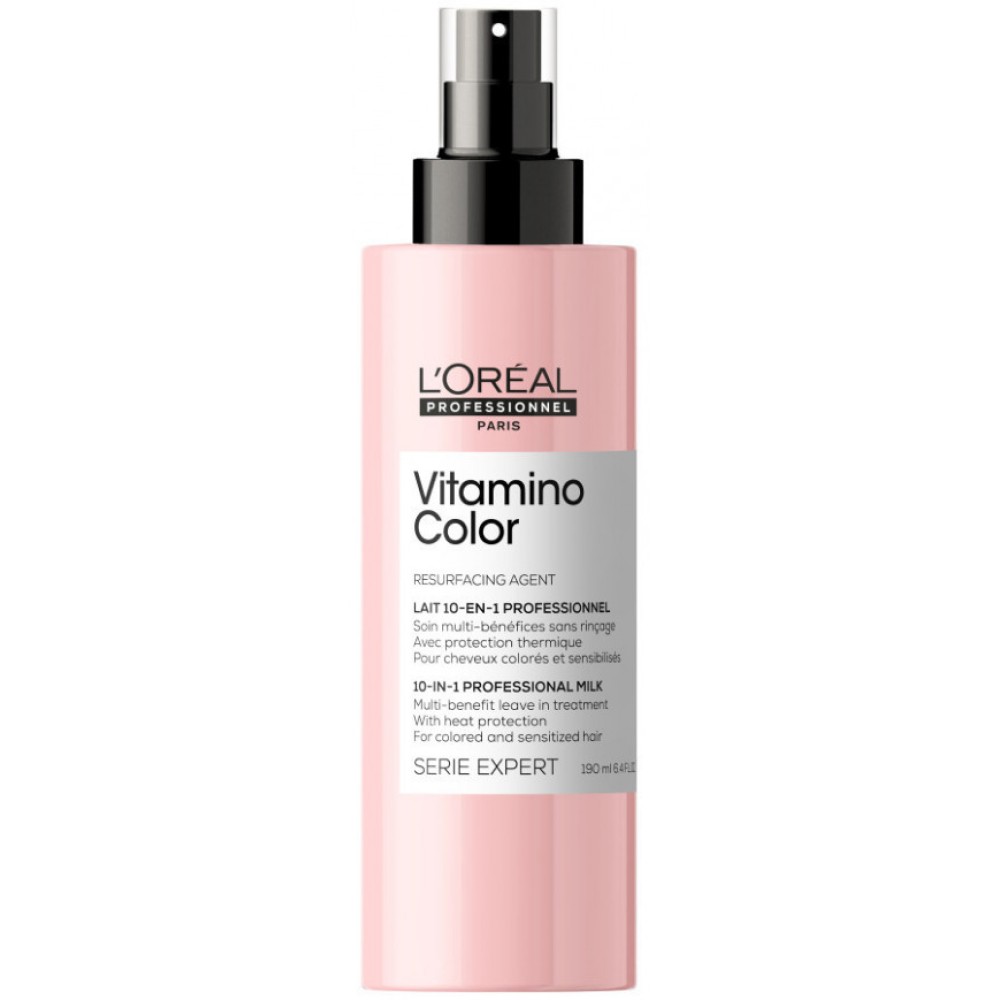 L'Oreal Professionnel Serie Expert Vitamino Color 10 in 1 – nenuplaunamas purškiklis dažytiems plaukams, 190 ml (74368)