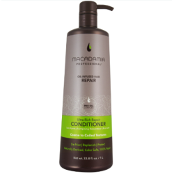 MACADAMIA Ultra Rich Repair Conditioner – intensyviai drėkinantis ir atstatantis kondicionierius sausiems bei pažeistiems plaukams, 1000 ml