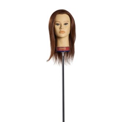 Manekeno galva Adina su natūraliais plaukais, 35 cm
