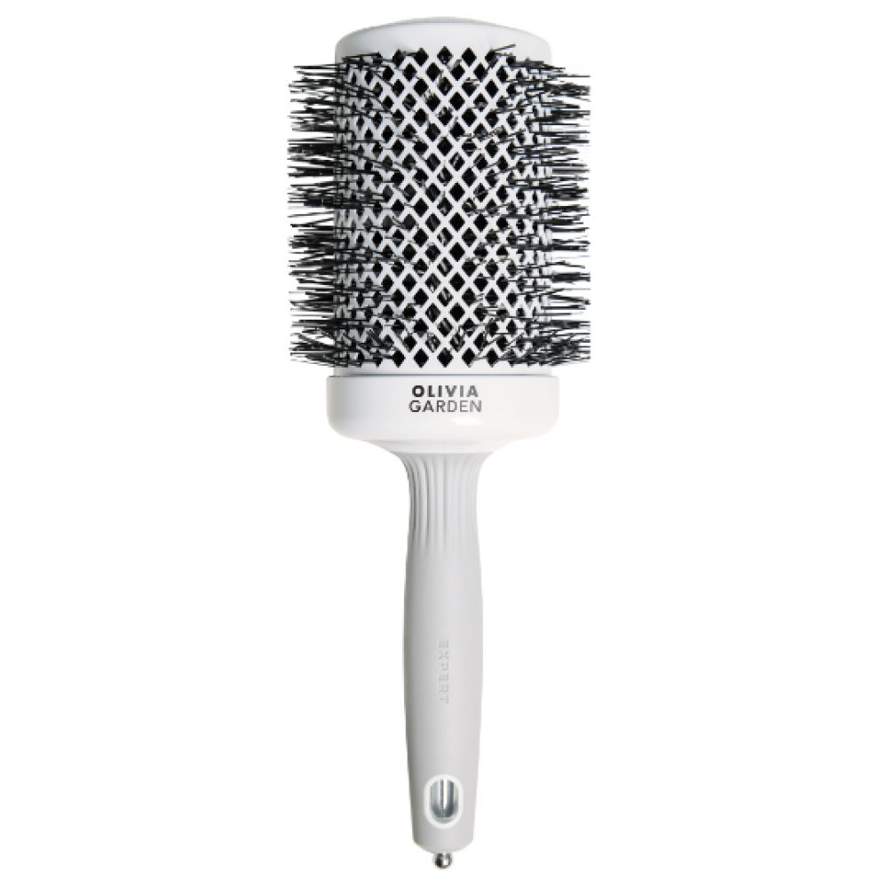 Olivia Garden Expert Blowout Speed White – plaukų šepetys, 65 mm (og-white-65)