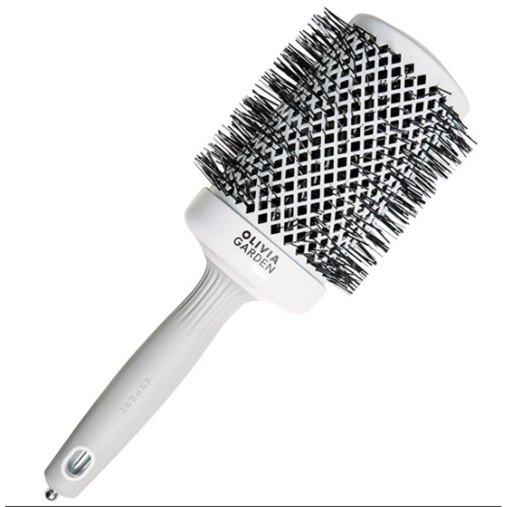 Olivia Garden Expert Blowout Speed White – plaukų šepetys, 65 mm (og-white-65)
