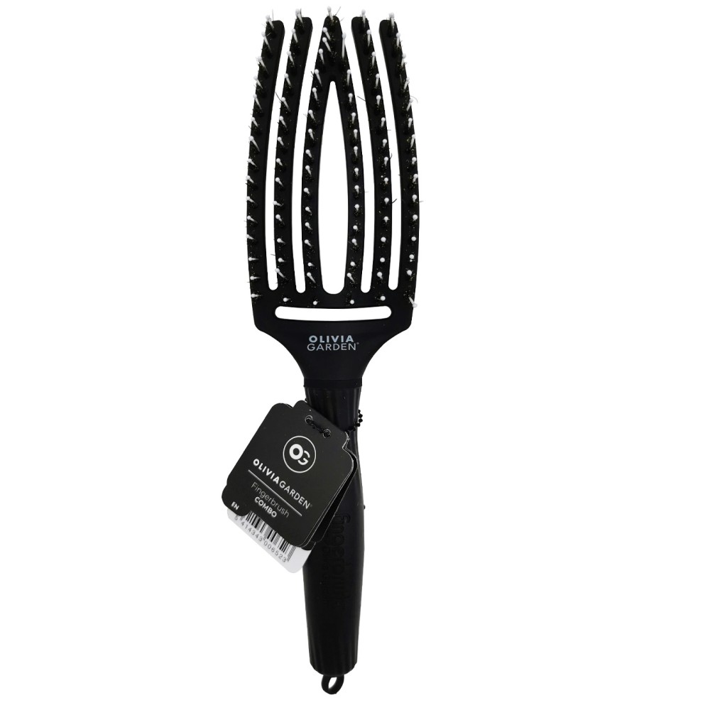 Olivia Garden Fingerbrush Combo Medium - plaukų šepetys (120087)