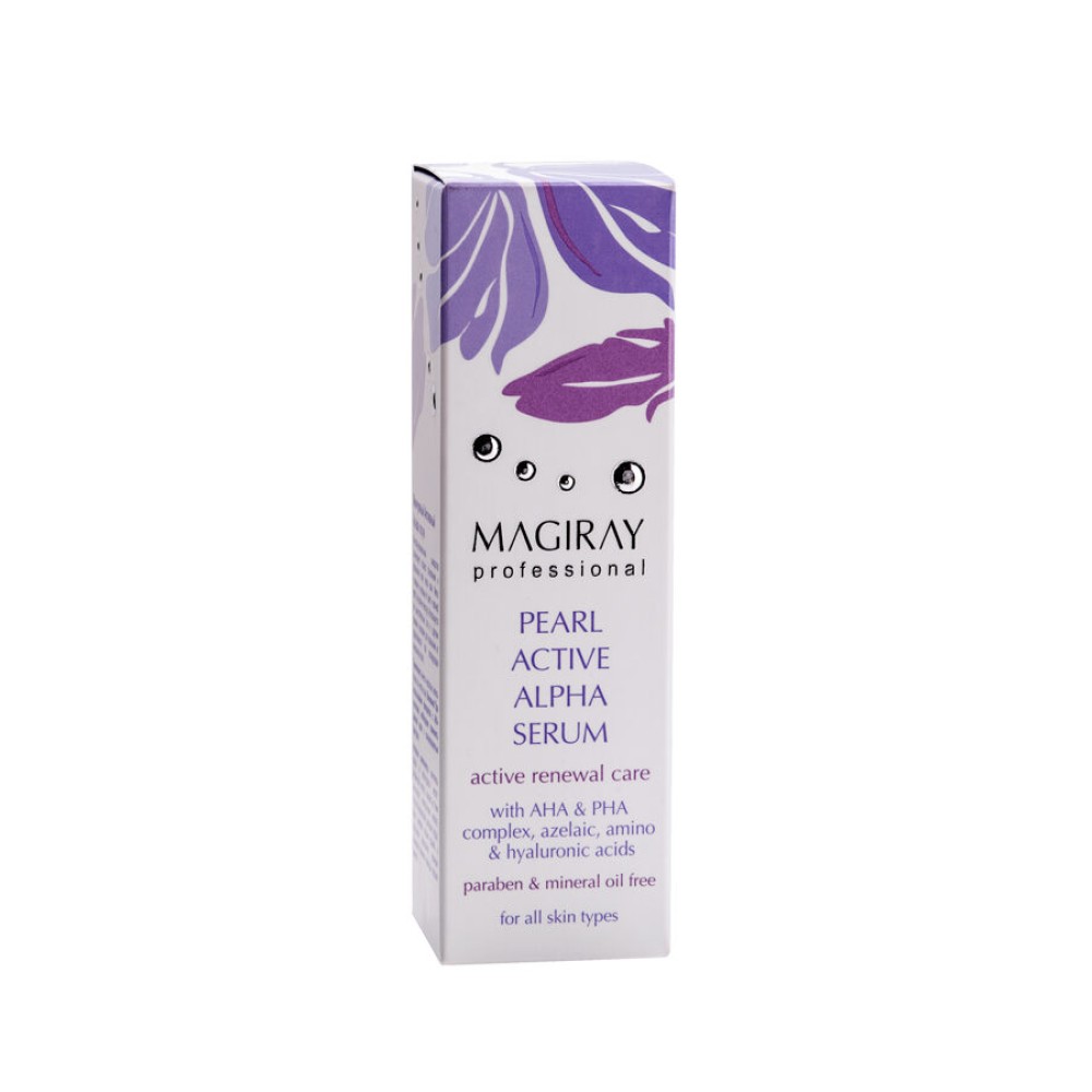 MAGIRAY PEARL ACTIVE ALPHA SERUM - Serumas odos atnaujinimui ir drėkinimui (725205)