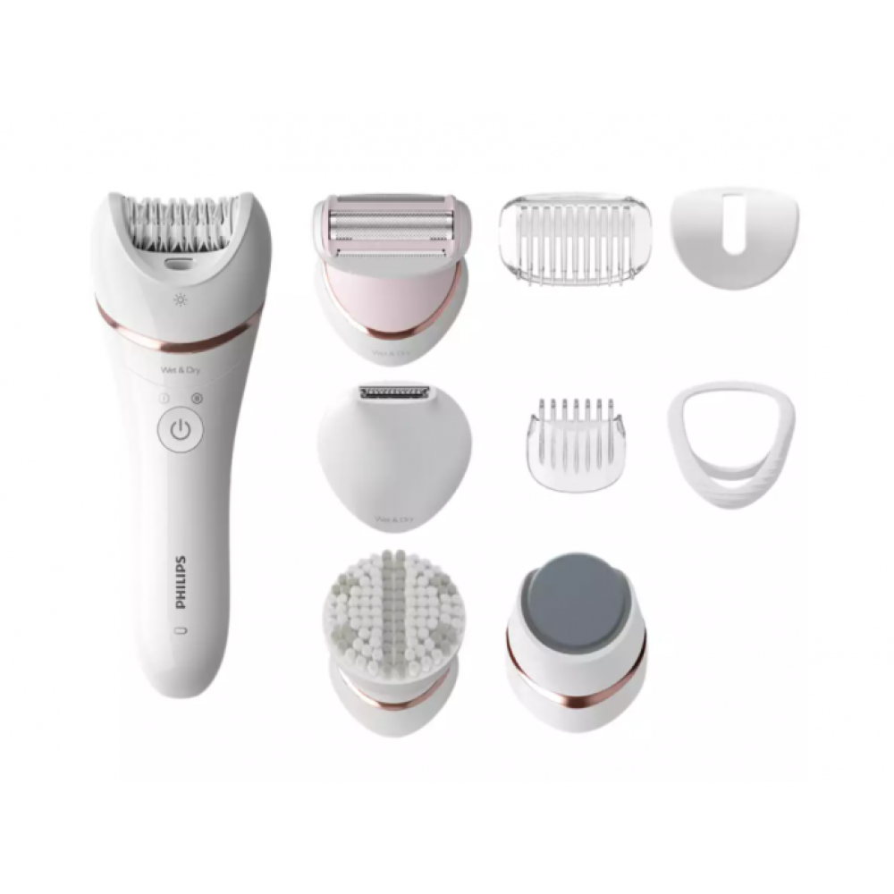 PHILIPS epiliatoriai 8000, drėgnam ir sausam epiliavimui (BRE740/10)