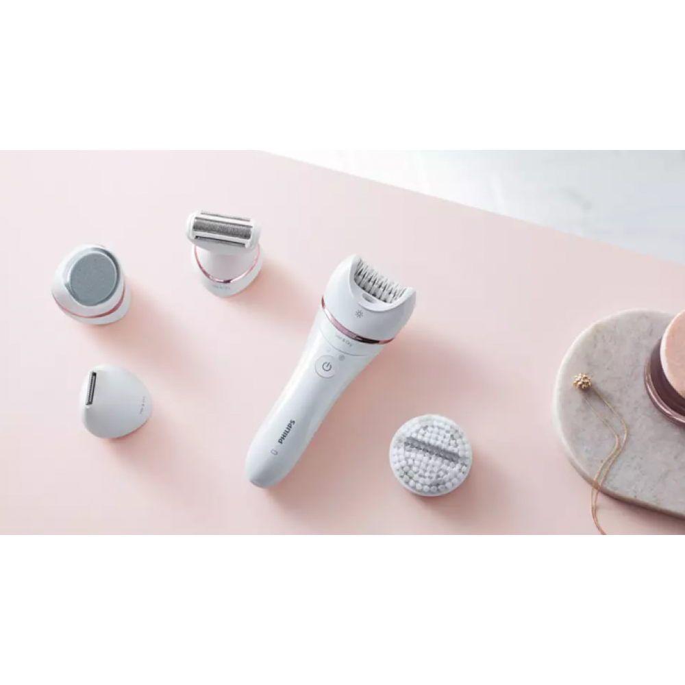 PHILIPS epiliatoriai 8000, drėgnam ir sausam epiliavimui (BRE740/10)