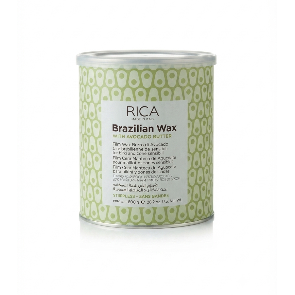 RICA Brazilian Avokado Wax – Brazilijos kietasis avokado vaškas, 800 ml (CDAV8)