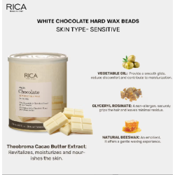 RICA White Chocolate vaškas – baltojo šokolado, 800 ml
