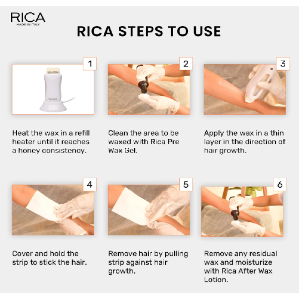 RICA Coconut Wax – kokosų vaškas, 100 ml (CRRGFC)