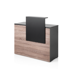 Registratūros stalas salonui VISTA CONSOLLE BLACK&OAK