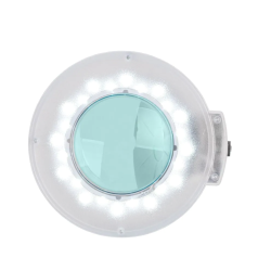 S5 LED didinamoji lempa su stovu, reguliuojamas šviesos intensyvumas, balta