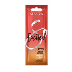 SOLEO So Excited TINGLE Extra Bronze - soliariumo kremas su tingle efektu, 15 ml