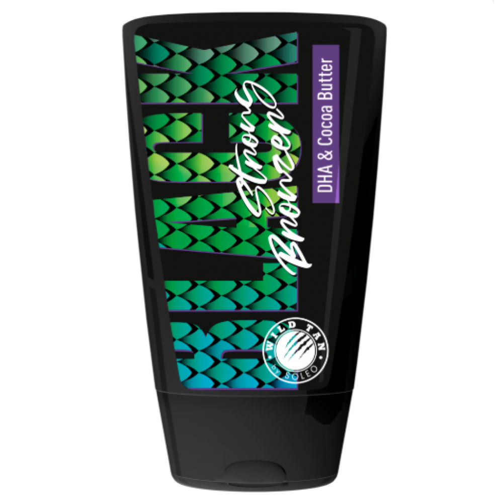 SOLEO BLACK Strong Bronzer - soliariumo kremas su bronzeriais, 125 ml (WILD-18)