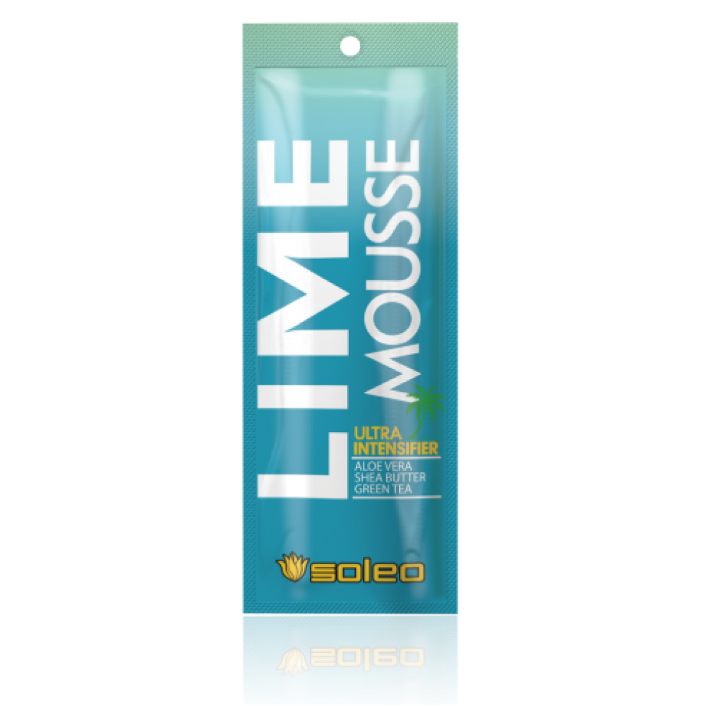 SOLEO Lime Mousse - Soliariumo kremas be bronzatorių, 15 ml (ES50063)